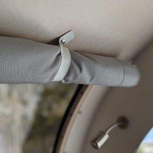 Get extra privacy and insulation with the window curtains for your camper