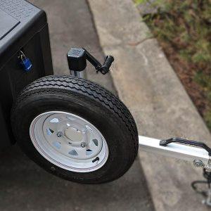 Travel with a peace of mind with the DROPLET travel trailer spare tire