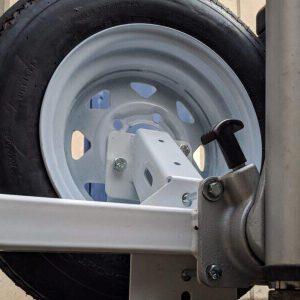 Travel with a peace of mind with the DROPLET travel trailer spare tire