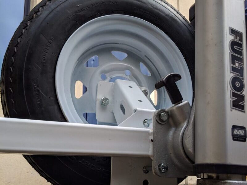 Travel with a peace of mind with the DROPLET travel trailer spare tire