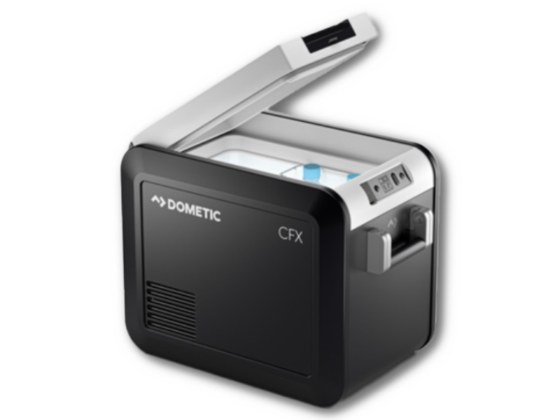DROPLET offers an option of portable fridge CFX3 by Dometic to equip your DROPLET XL