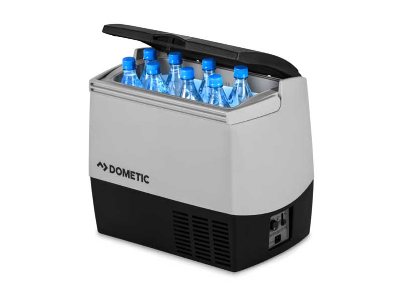 DROPLET offers an option of portable fridge by Dometic to equip your teardrop trailer